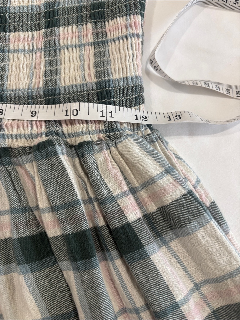 MADEWELL PLAID COTAGECORE GINGHAM DRESS WITH POCKETS SIZE/M - Picture 6 of 9